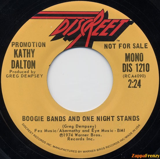Boogie Bands And One Night Stands